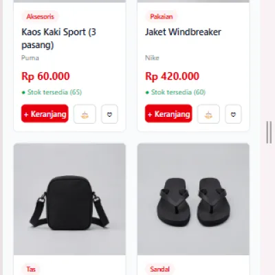 Website Toko Online  — foto 7